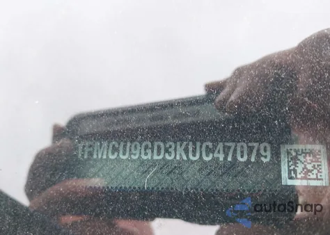 2019 Ford Escape Se z USA, uszkodzony, nr VIN 1FMCU9GD3KUC47079